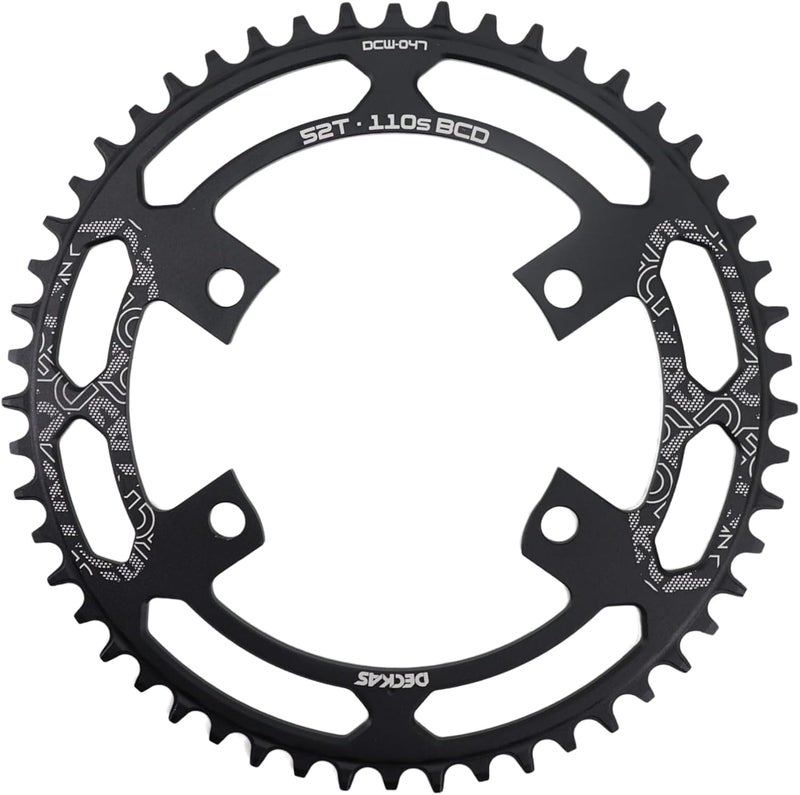 DJC Components DJC Road Bike Chainring 110bcd Gravel 7 8 9 10 11 12 Speed R7100 R8100 R9200 R7000 R8000 R9100 R9000 4700 5800 6800 R2000 R3000 RX810 RX600 Dura ace Tiagra GRX 105 - Image 1